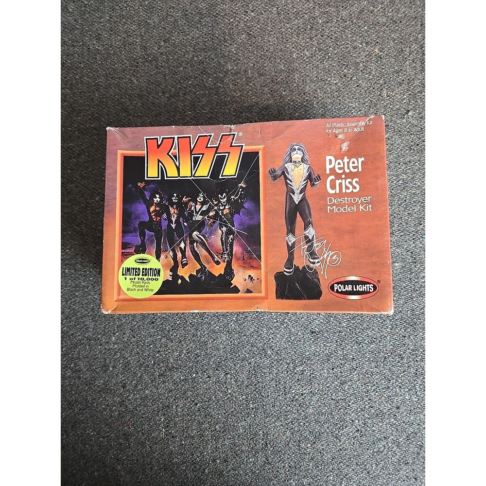 Vintage 90's Kiss Peter Criss Destroyer Model‎ Kit Polar Lights Limited Edition